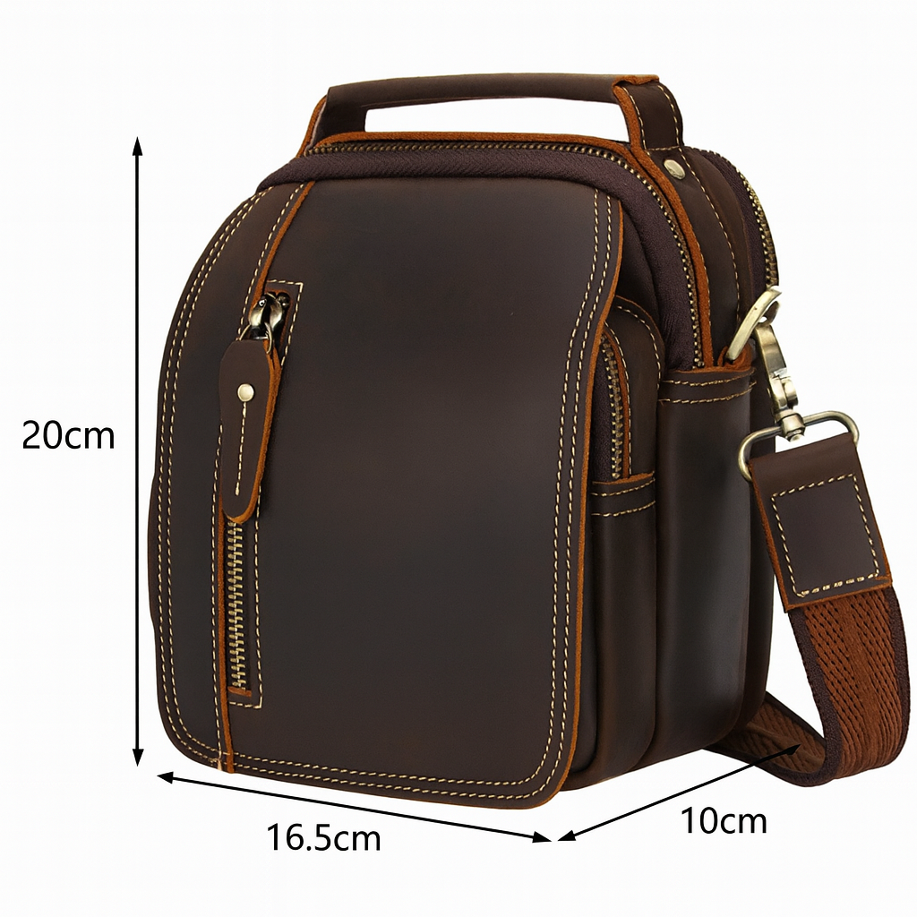 Petit Sac Bandoulière Homme Cuir