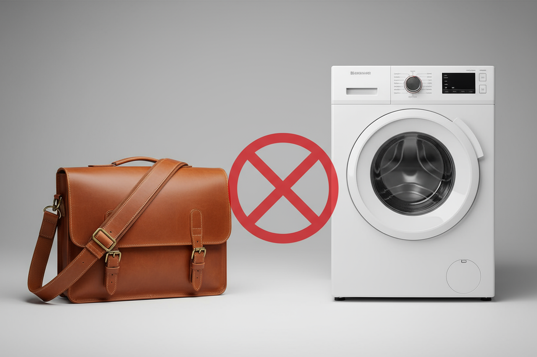 Peut-on laver un sac en cuir en machine ?