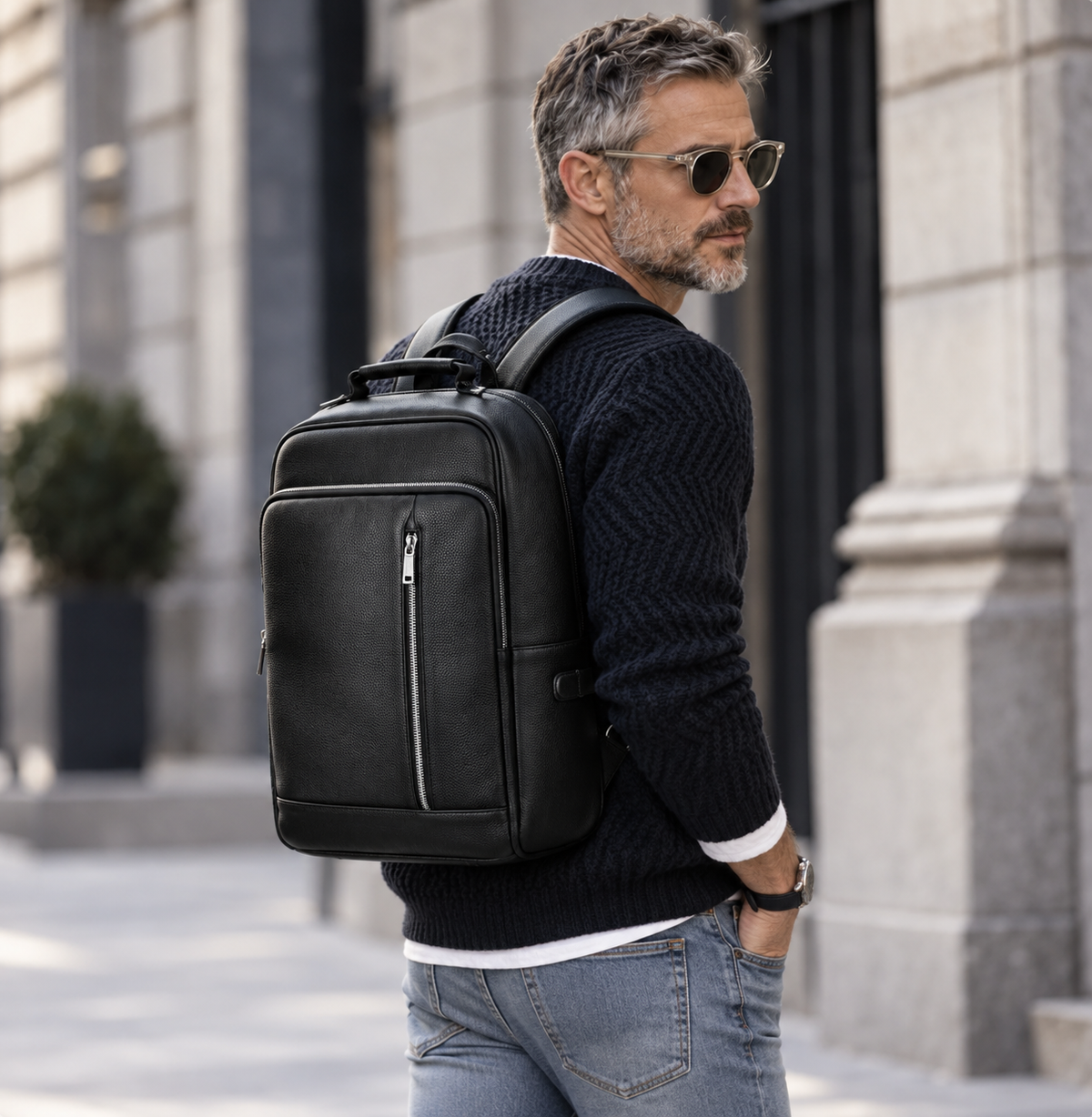 Petit Sac a Dos Cuir Homme