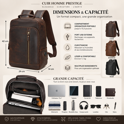 Petit Sac a Dos Cuir Homme