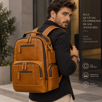 Sac a Dos en Cuir pour Homme