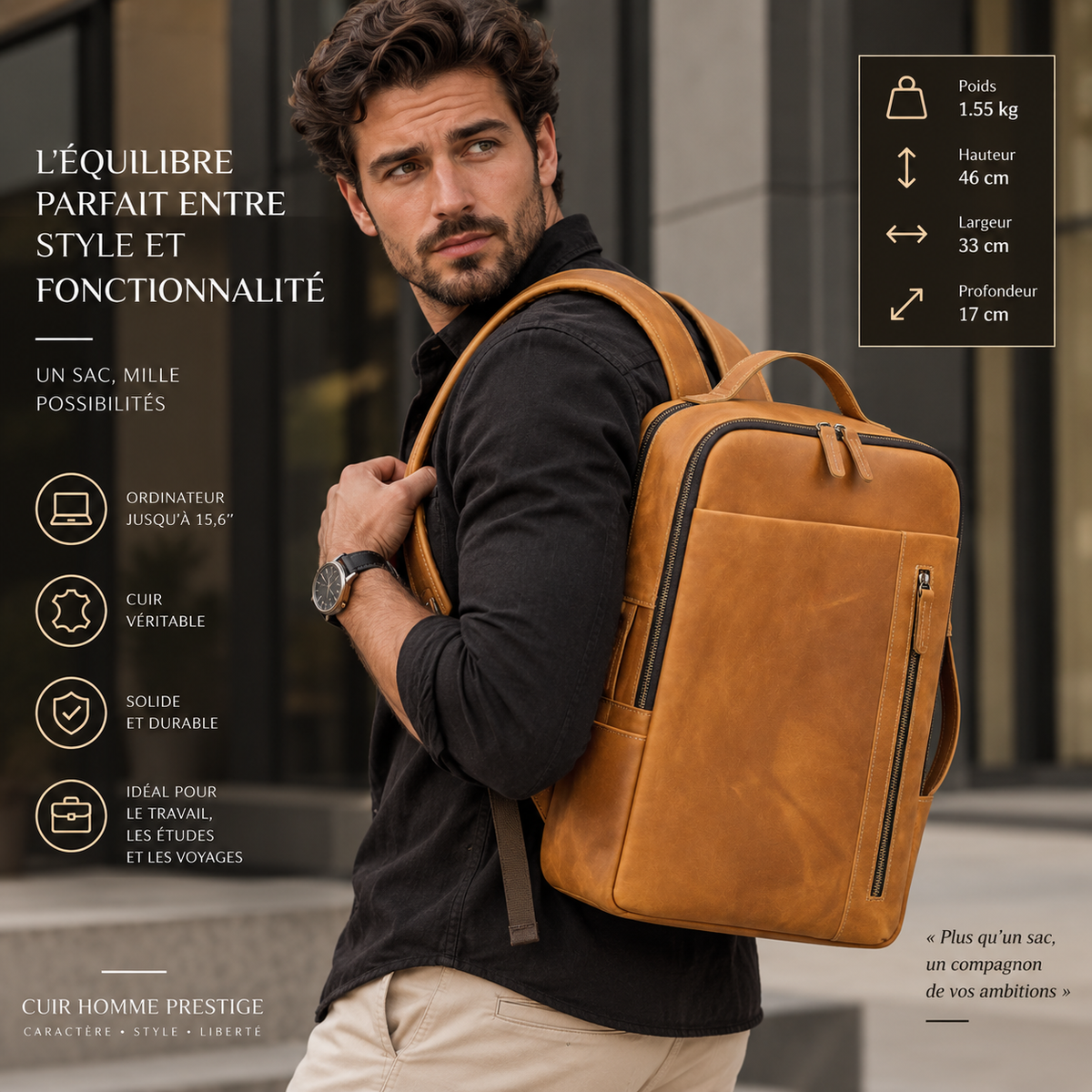 Sac a Dos de Luxe Homme