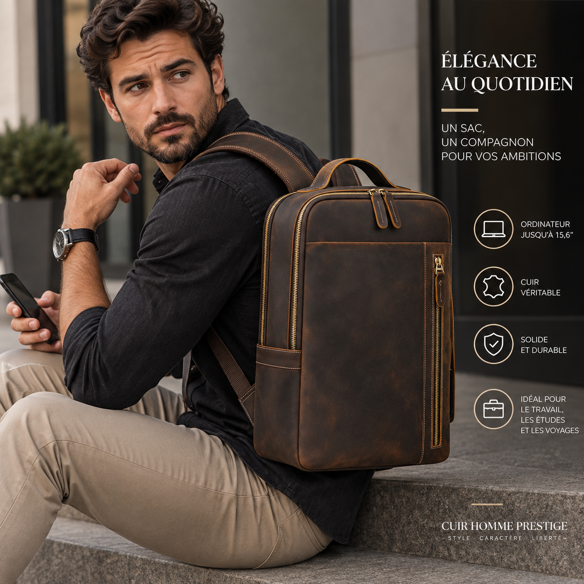Sac a Dos de Luxe Homme