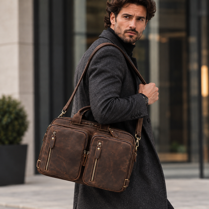 Sac à Dos Ordinateur Cuir Homme