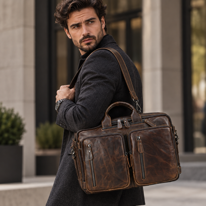 Sac à Dos Ordinateur Cuir Homme