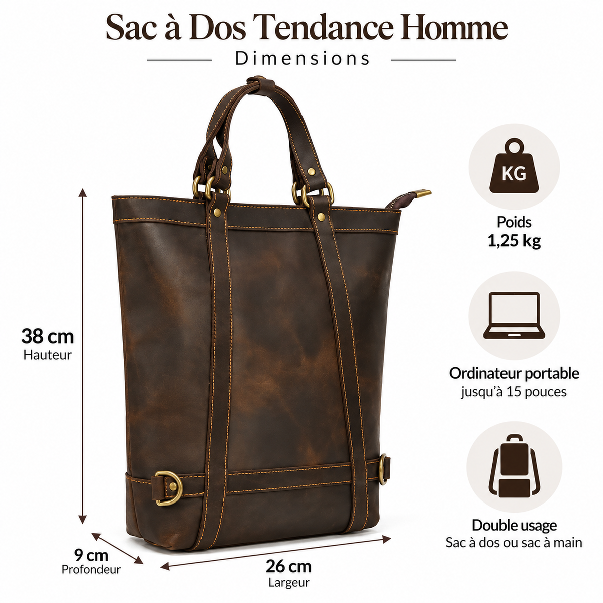 Sac a Dos Tendance Homme