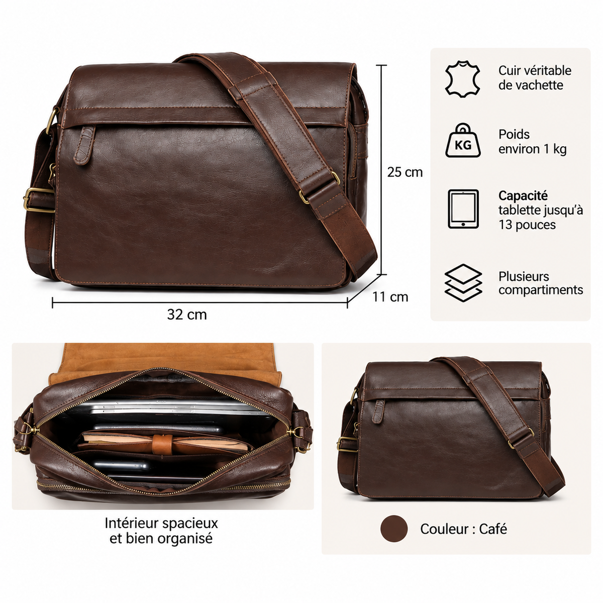 Sac a Main pour Homme Arthur