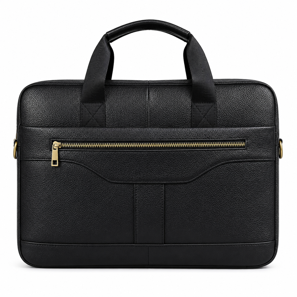 Sac Ordinateur Homme Cuir Noir