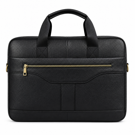 Sac Ordinateur Homme Cuir Noir