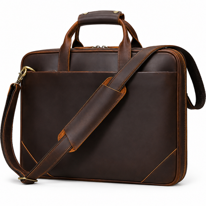 Sac Ordinateur Homme Cuir Marron