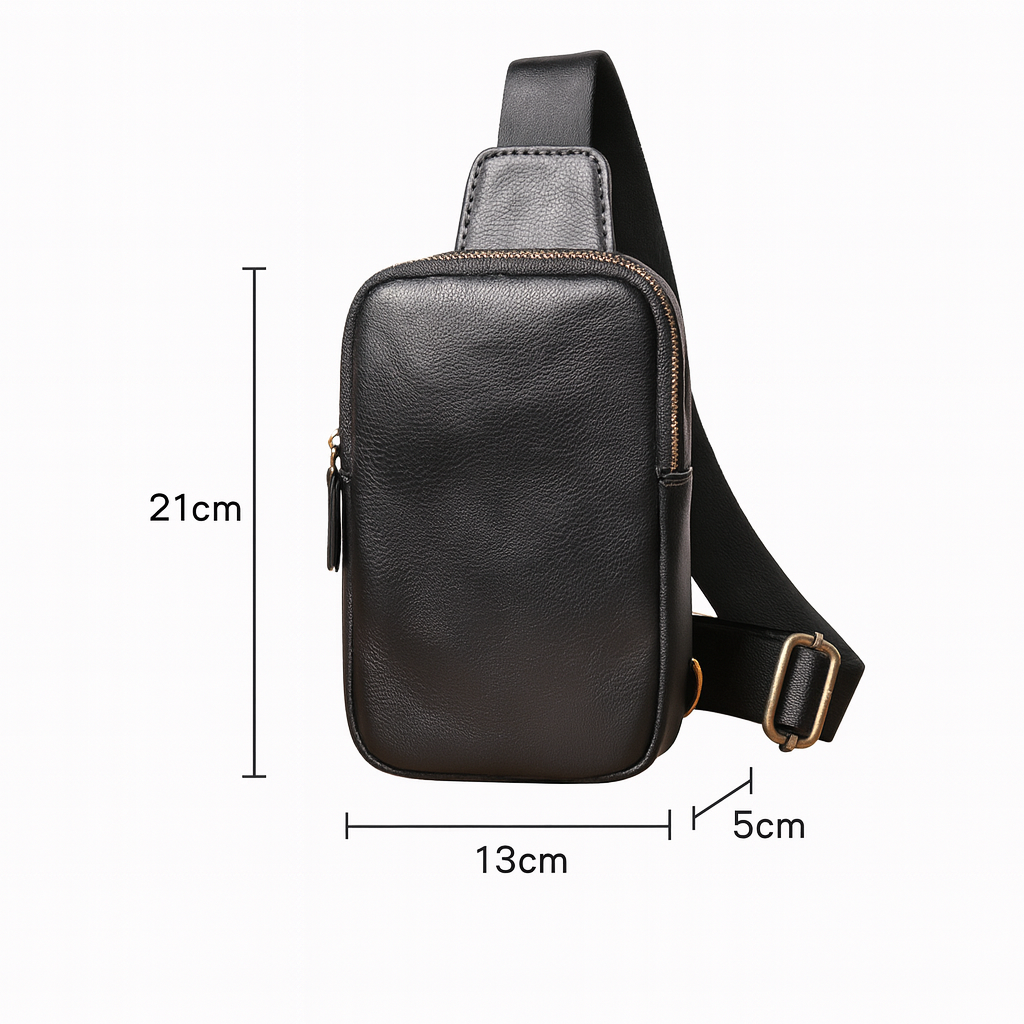 Sacoche Banane Cuir pour Homme