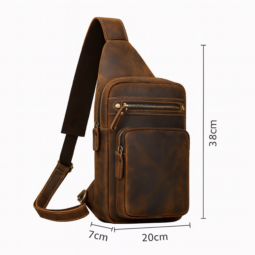 Homme avec Sac Banane