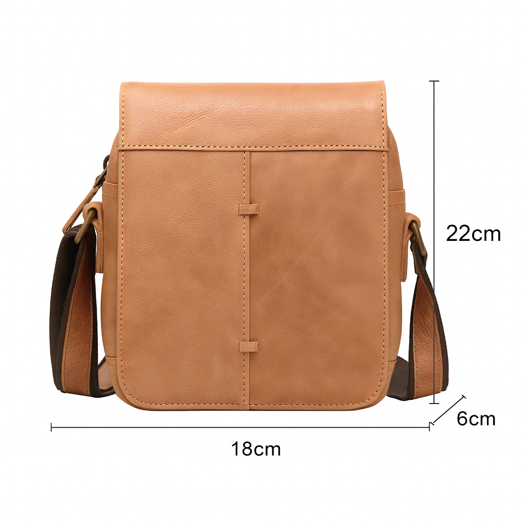 Sac Bandoulière Cuire Homme