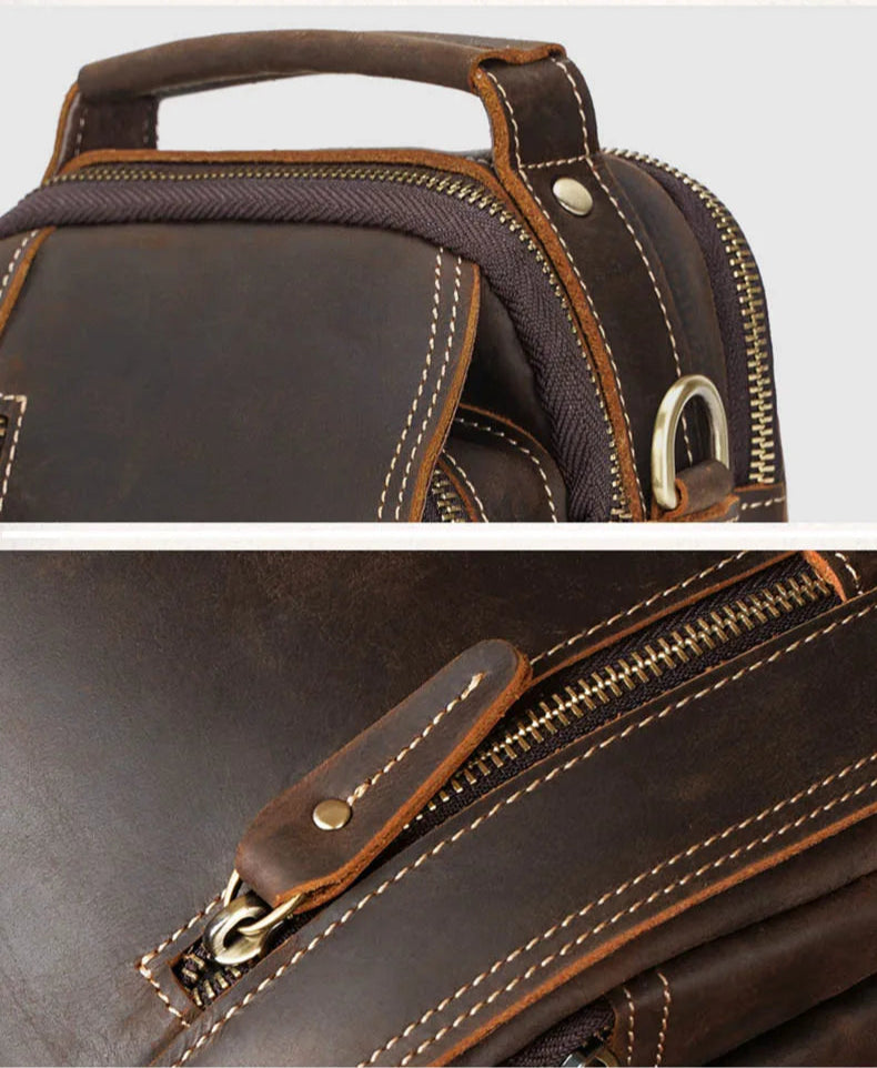 Petit Sac Bandoulière Homme Cuir