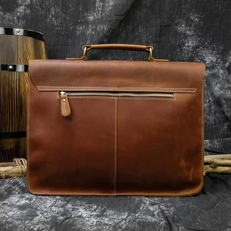 Sac Ordinateur en Cuir Homme
