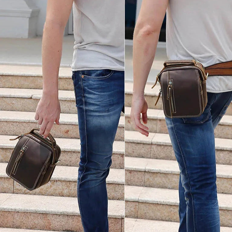 Petit Sac Bandoulière Homme Cuir