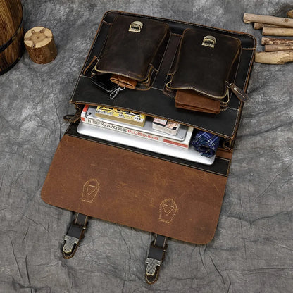 Sac Ordinateur en Cuir Homme