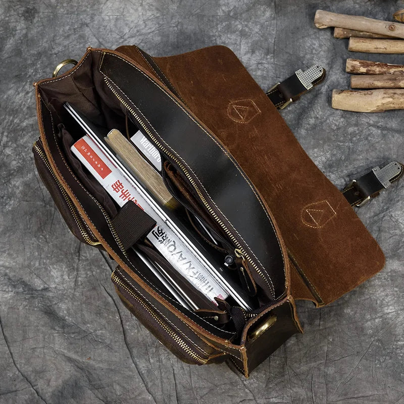 Sac Ordinateur en Cuir Homme
