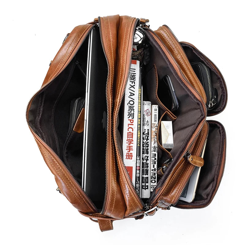 Sac à Dos Ordinateur Cuir Homme