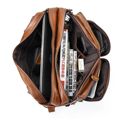 Sac à Dos Ordinateur Cuir Homme