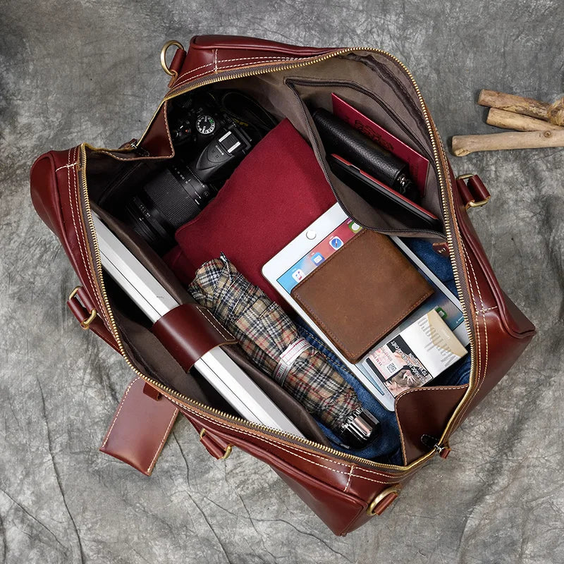 Sac de Voyage pour Homme en Cuir