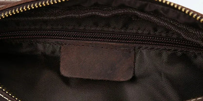 Sac Banane Cuir Noir Homme