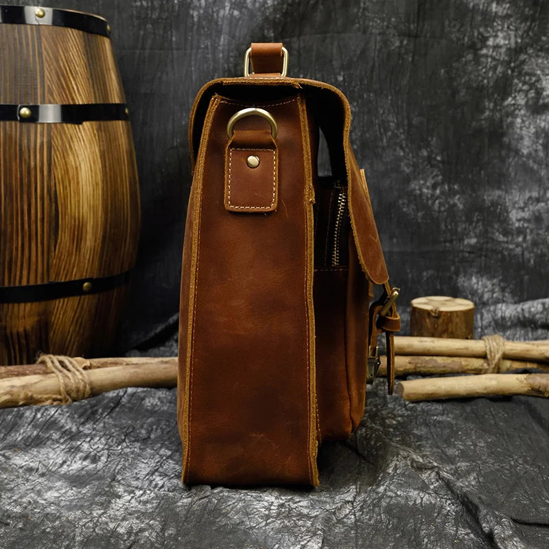 Sac Ordinateur en Cuir Homme