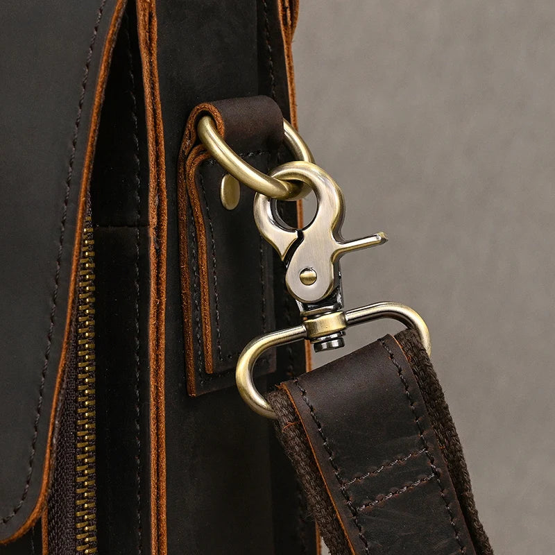 Sac Ordinateur en Cuir Homme Sergio