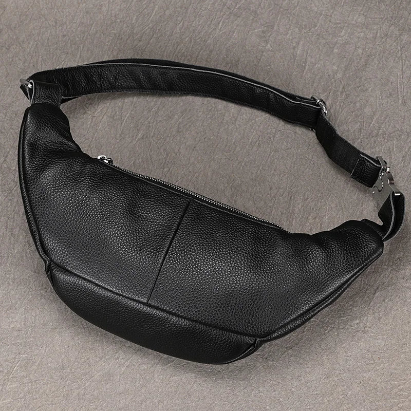 Sacoche Banane Cuir Homme