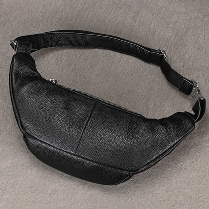 Sacoche Banane Cuir Homme