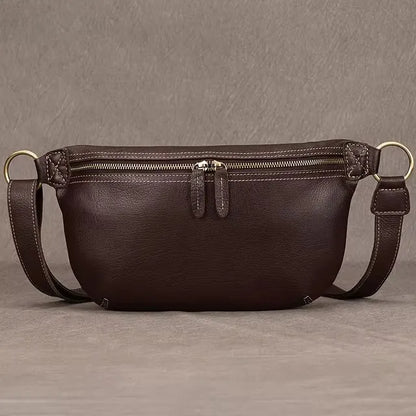 Sac Banane Homme Cuir Marron