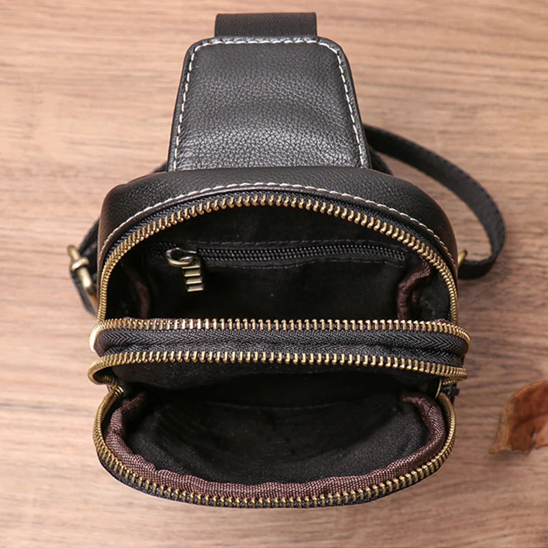 Sacoche Banane Cuir pour Homme