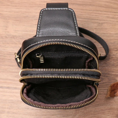 Sacoche Banane Cuir pour Homme
