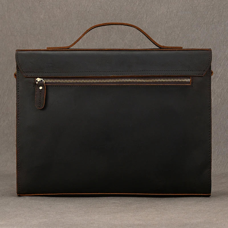 Sac Ordinateur en Cuir Homme Sergio
