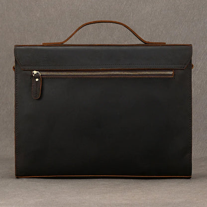 Sac Ordinateur en Cuir Homme Sergio