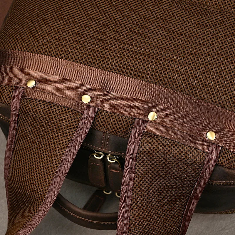 Sac a Dos Cuir Marron Homme