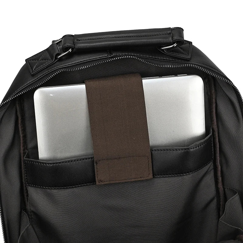Sac a Dos Cuir Noir Homme