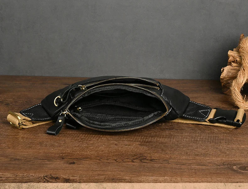 Sac Banane Cuir Homme Luxe