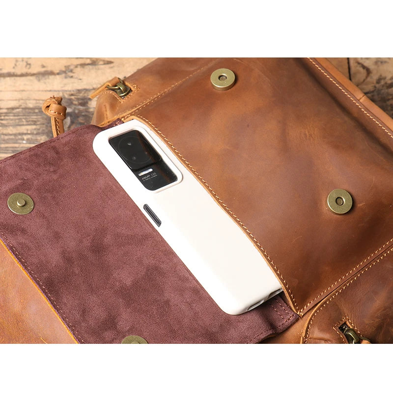 Sac a Dos Cuir Veritable Homme