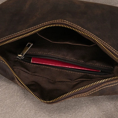 Sac Banane Homme Cuir Marron