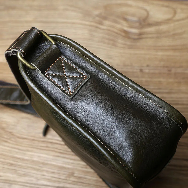 Sac Besace Homme Cuir Vintage