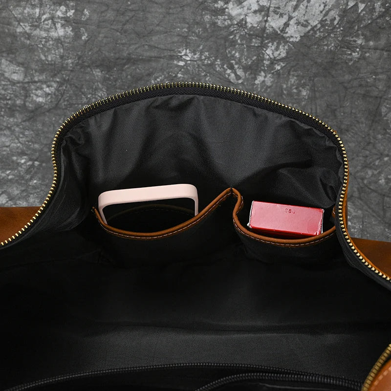 Sac en Cuir de Voyage pour Homme