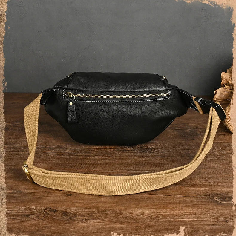 Sac Banane Cuir Homme Luxe