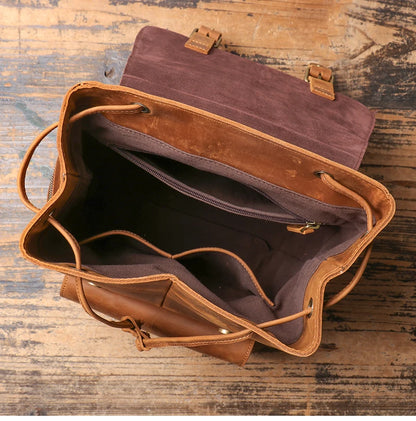 Sac a Dos Cuir Veritable Homme