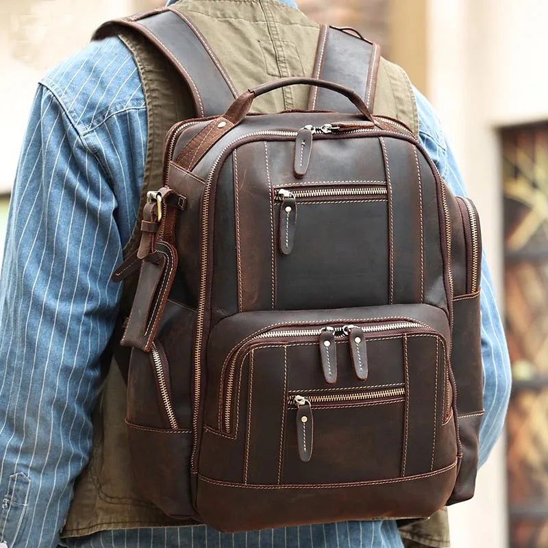 Sac a Dos en Cuir pour Homme