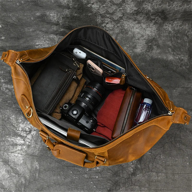 Sac de Voyage Cuir Homme Luxe