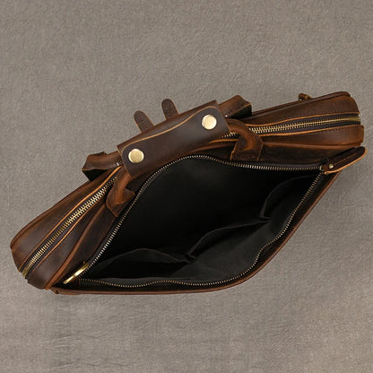 Sac Ordinateur Homme Cuir Marron