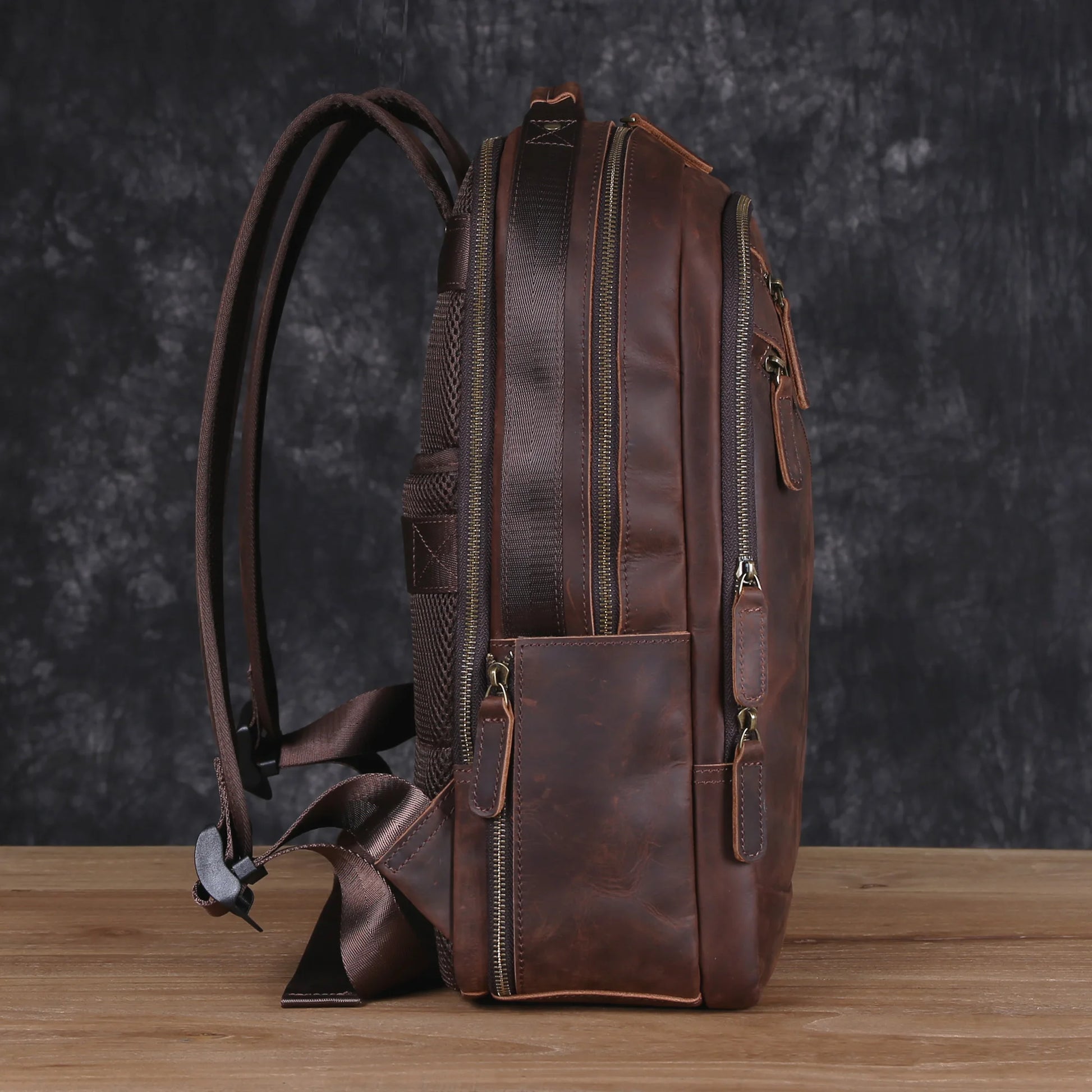 Sac a Dos Cuir Ordinateur Homme