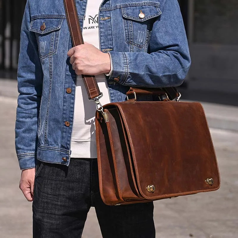 Sac Homme Ordinateur Cuir