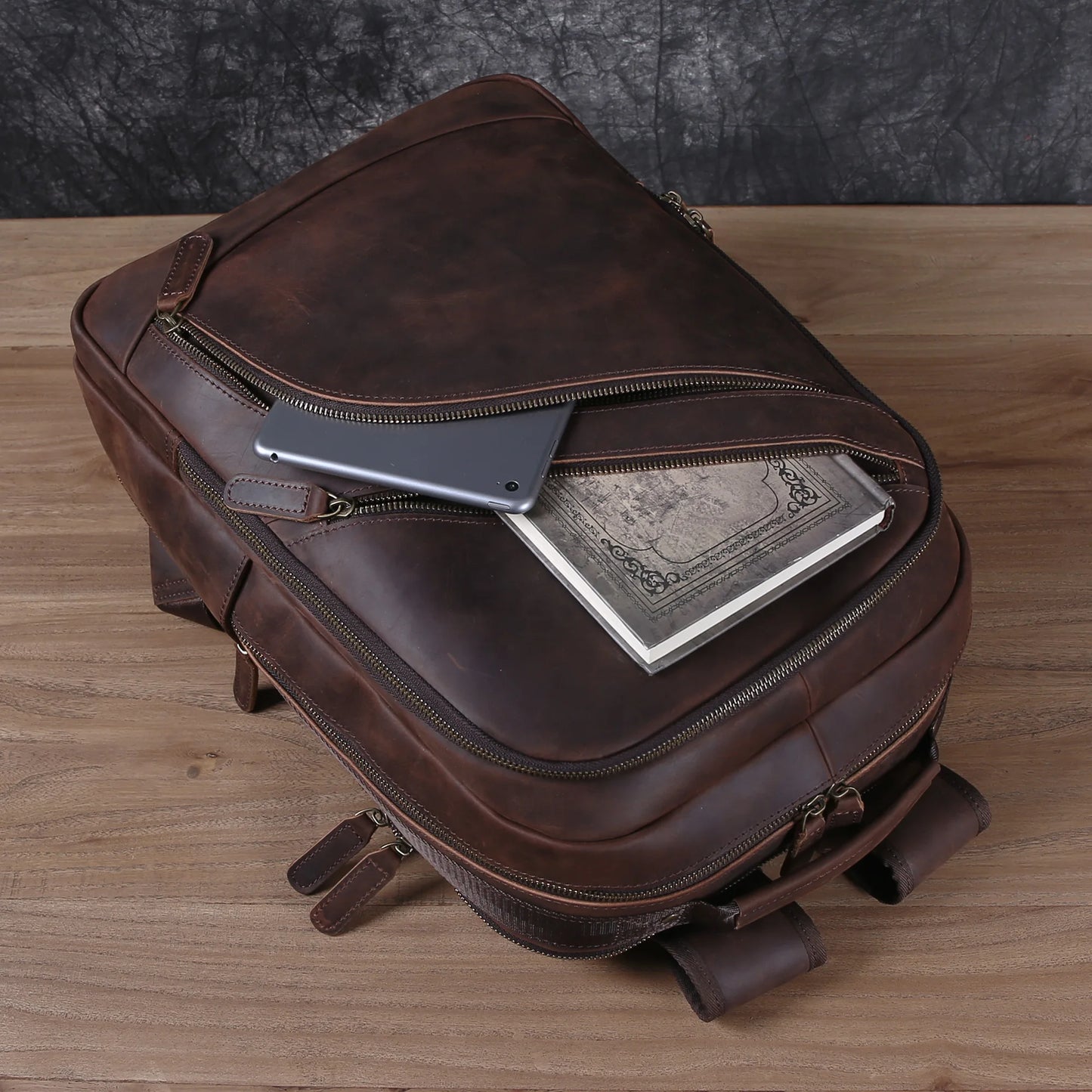 Sac a Dos Cuir Ordinateur Homme